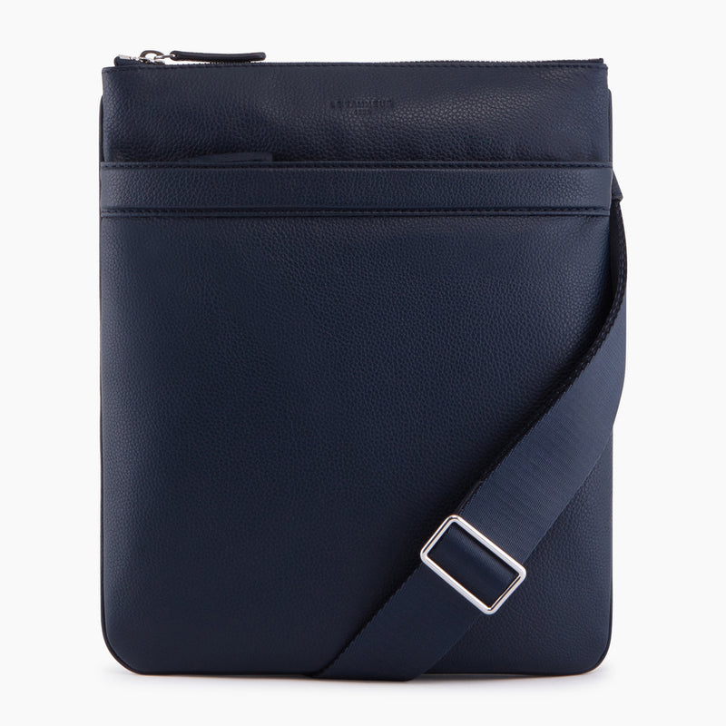 Small cross body Charles pebbled leather bag