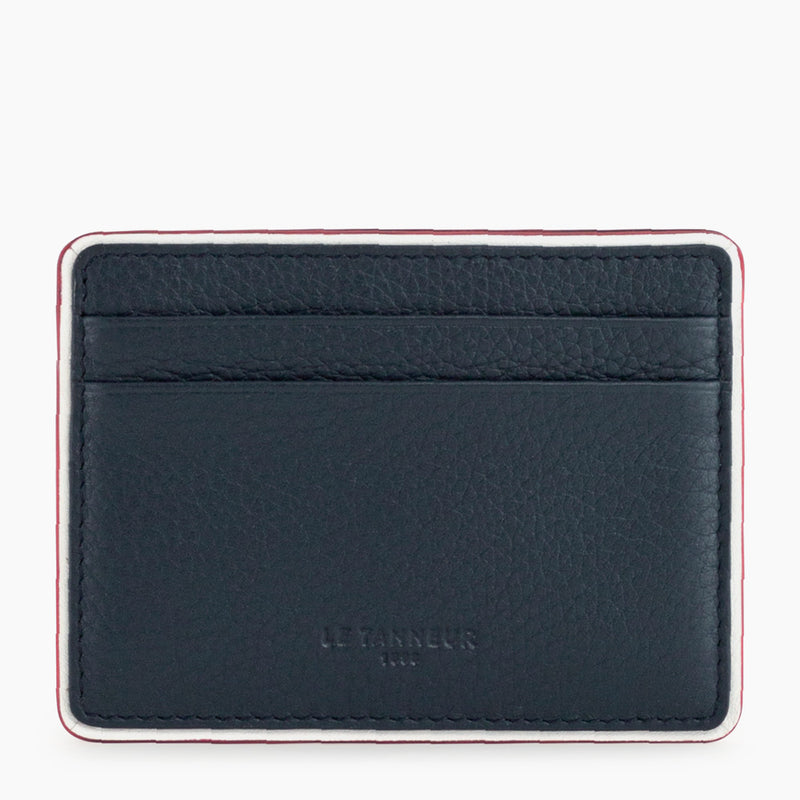 Augustin card case in pebbled leather