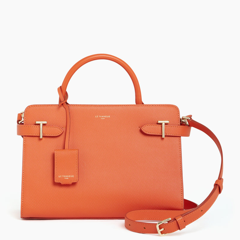 Emilie medium-sized handbag in monogrammed leather