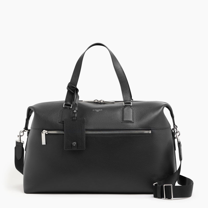 Emile 24h travel bag in pebbled leather
