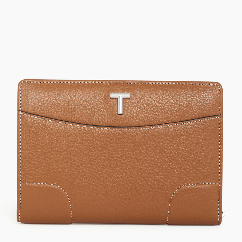 Romy medium-sized wallet in pebbled leather
