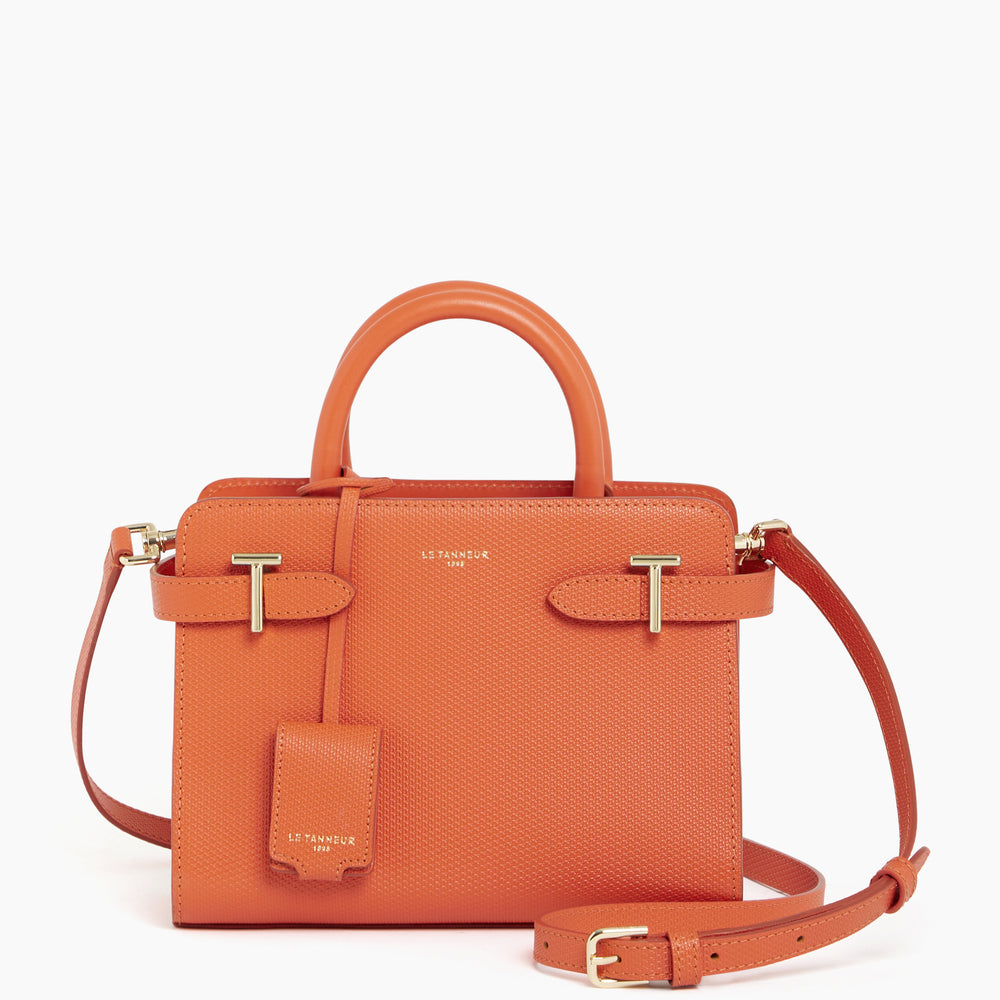 Emilie small handbag in monogrammed leather