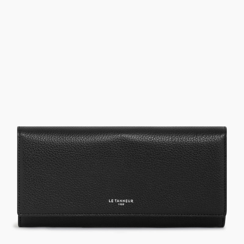 Emilie zipped travel companion in pebbled leather