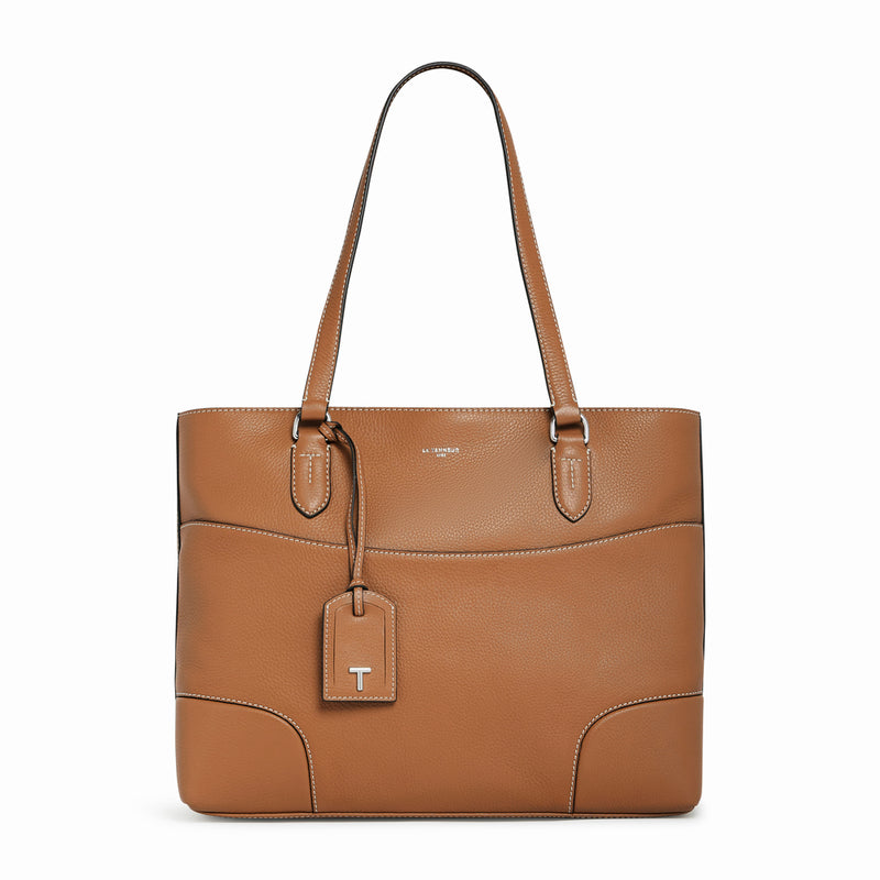 Romy large hobo bag in pebbled leather