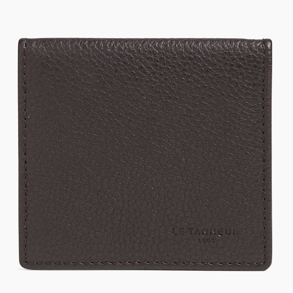 Charles pebbled leather coin wallet