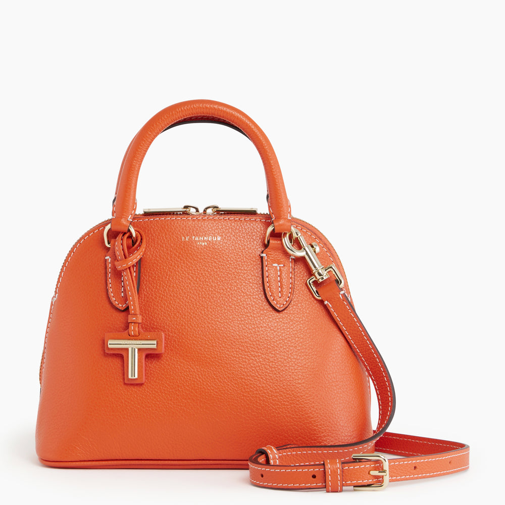 Gisèle small handbag in pebbled leather