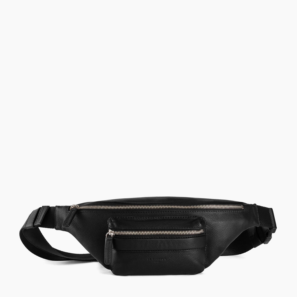 pebbled leather Charles waist bag