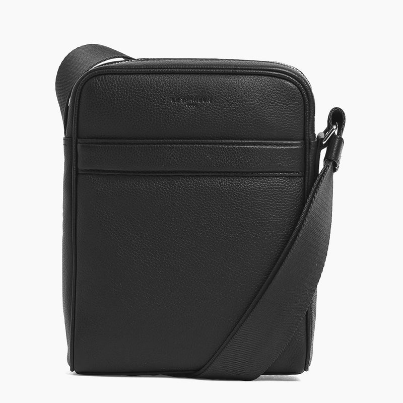 Small cross body Charles pebbled leather bag