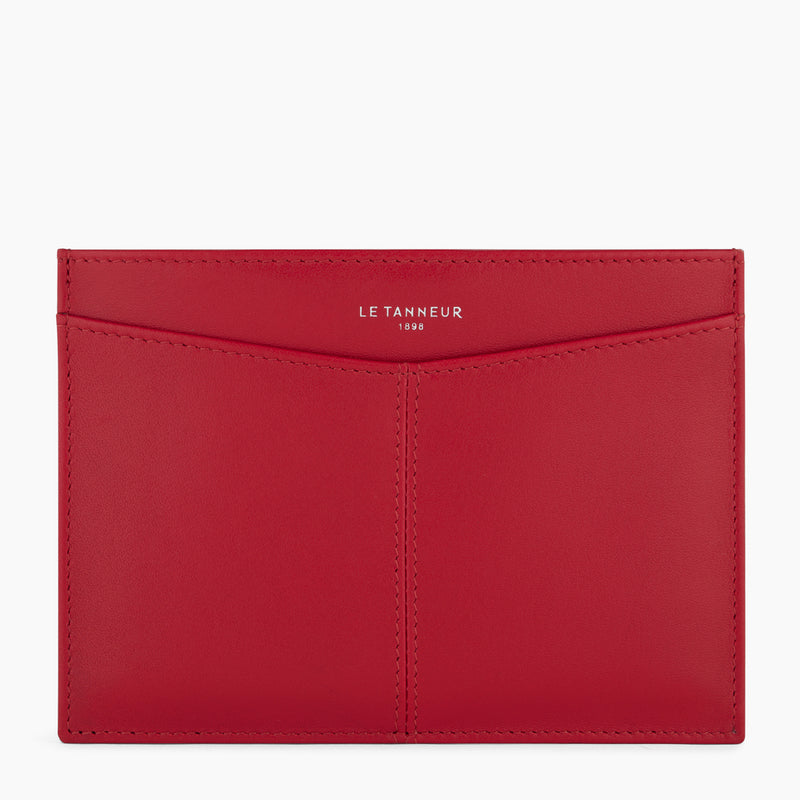 Charlotte document holder in smooth leather