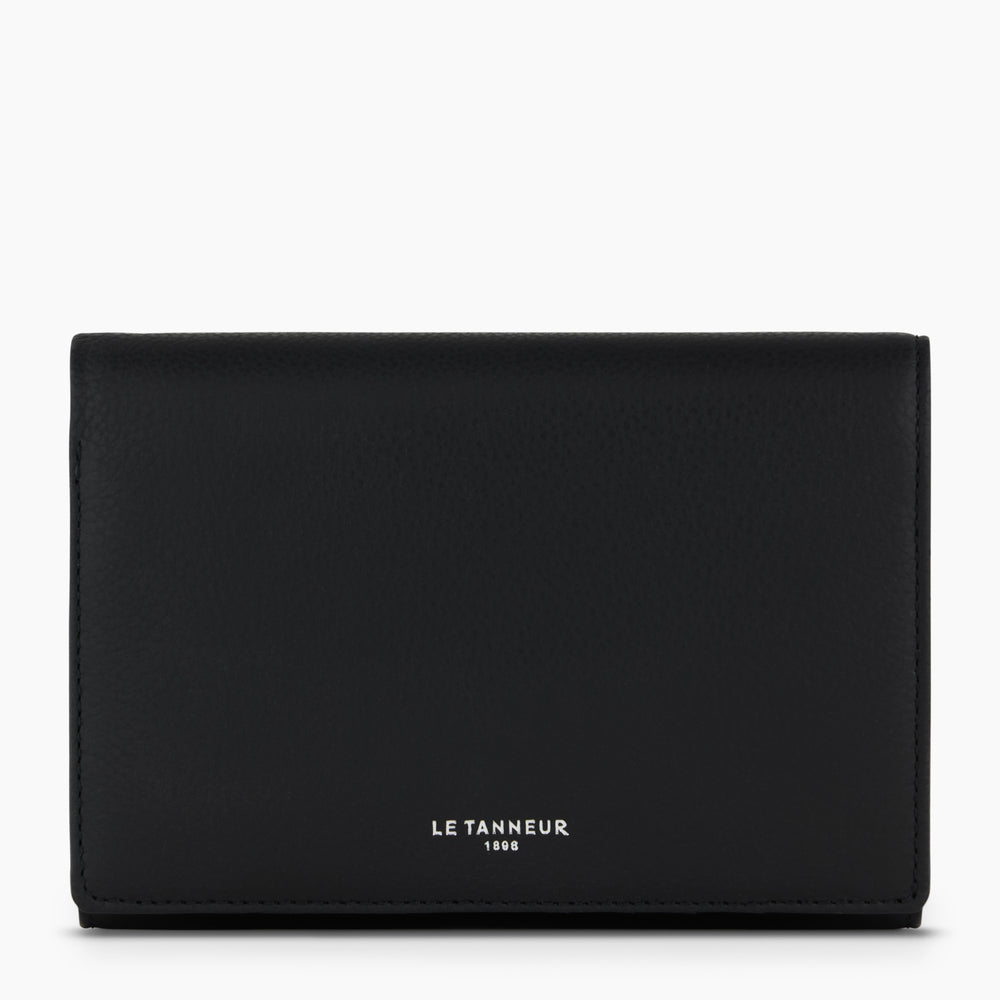 Emilie wallet in pebbled leather