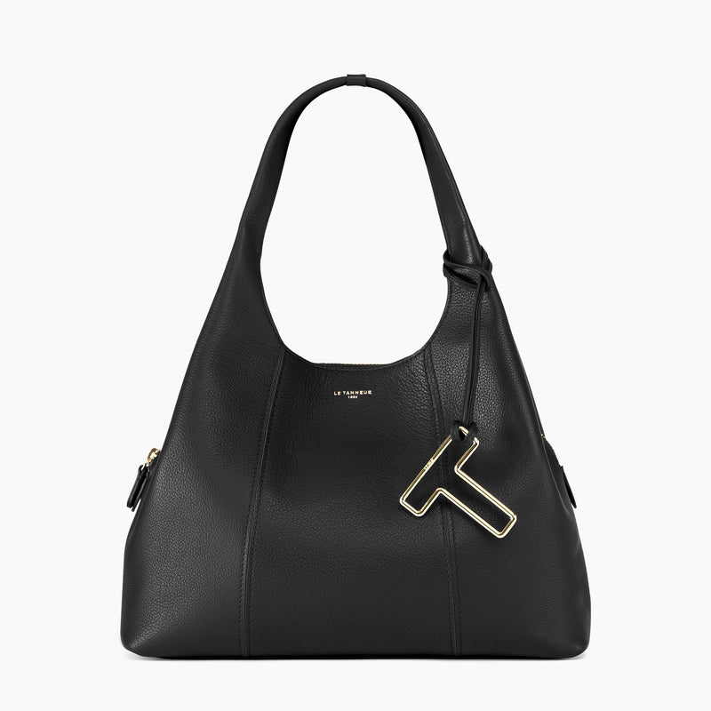 Medium Juliette pebbled leather shoulder bag