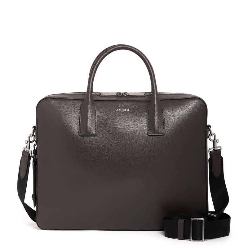 Emile 14 document holder in pebbled leather