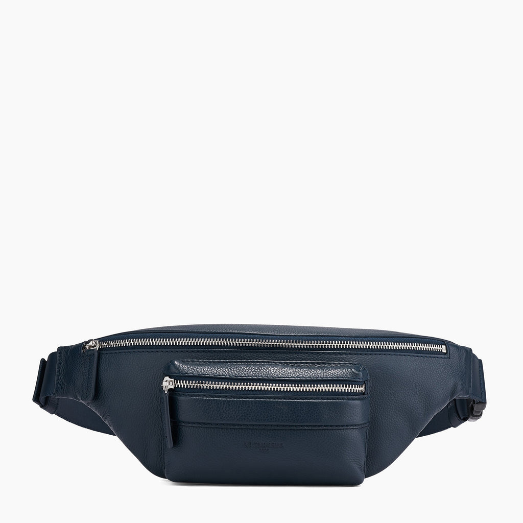 pebbled leather Charles waist bag