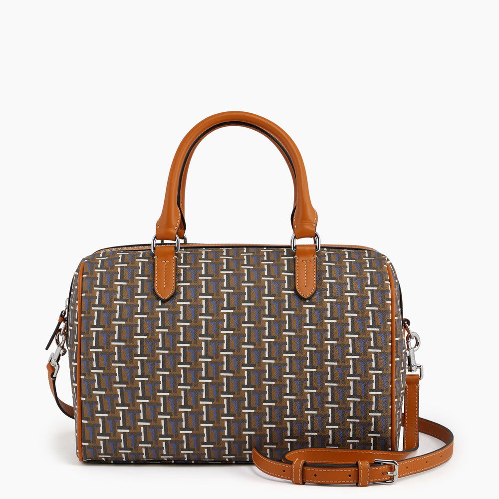 Camille bowling bag in coated cotton