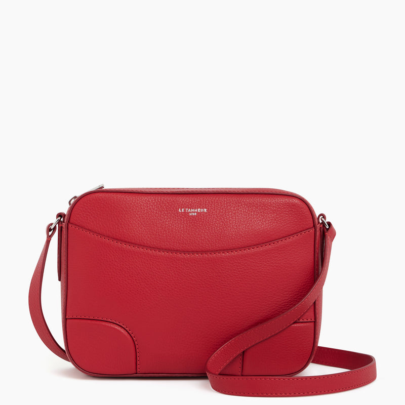 Romy medium, crossbody bag in pebbled leather