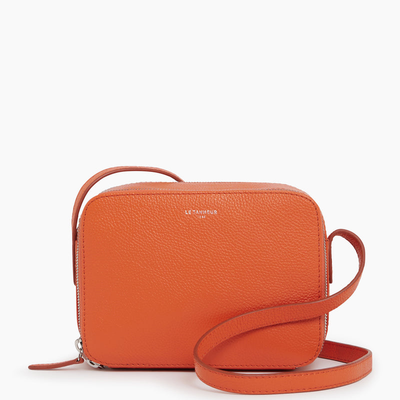 Small cross body Sophie pebbled leather bag
