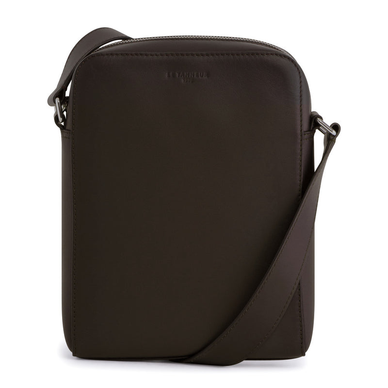 Petite sacoche Albert en cuir lisse