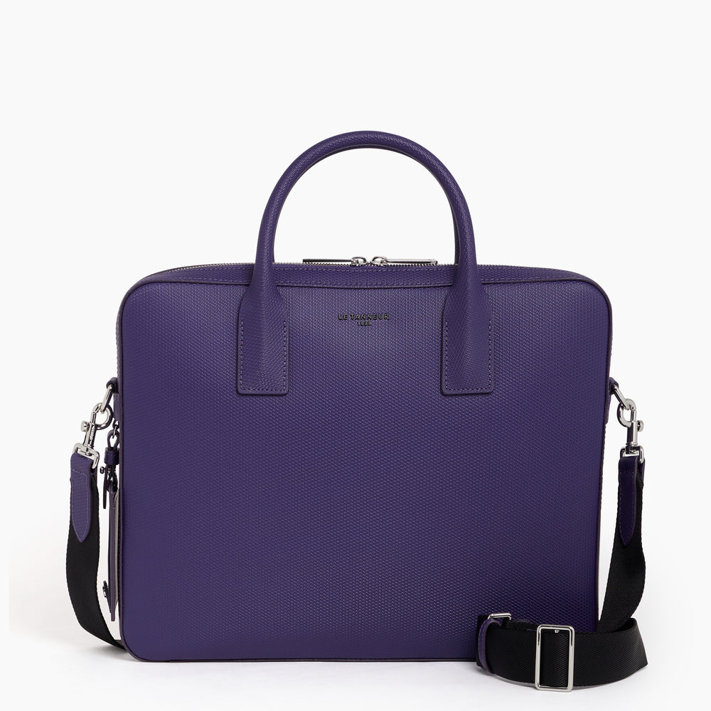 Emile slim, 14 document holder in monogrammed leather