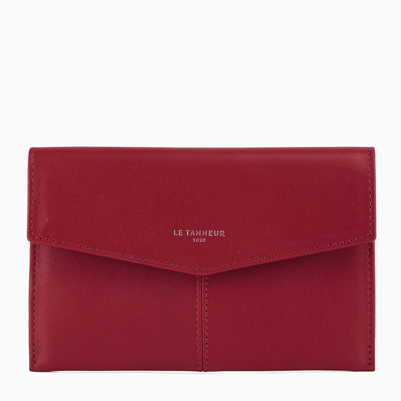 Medium Charlotte smooth leather envelope bag