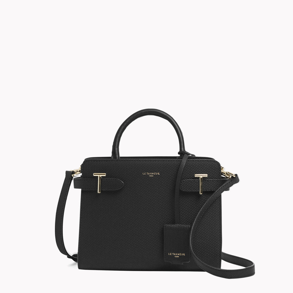 Small Emilie micro embossed leather handbag