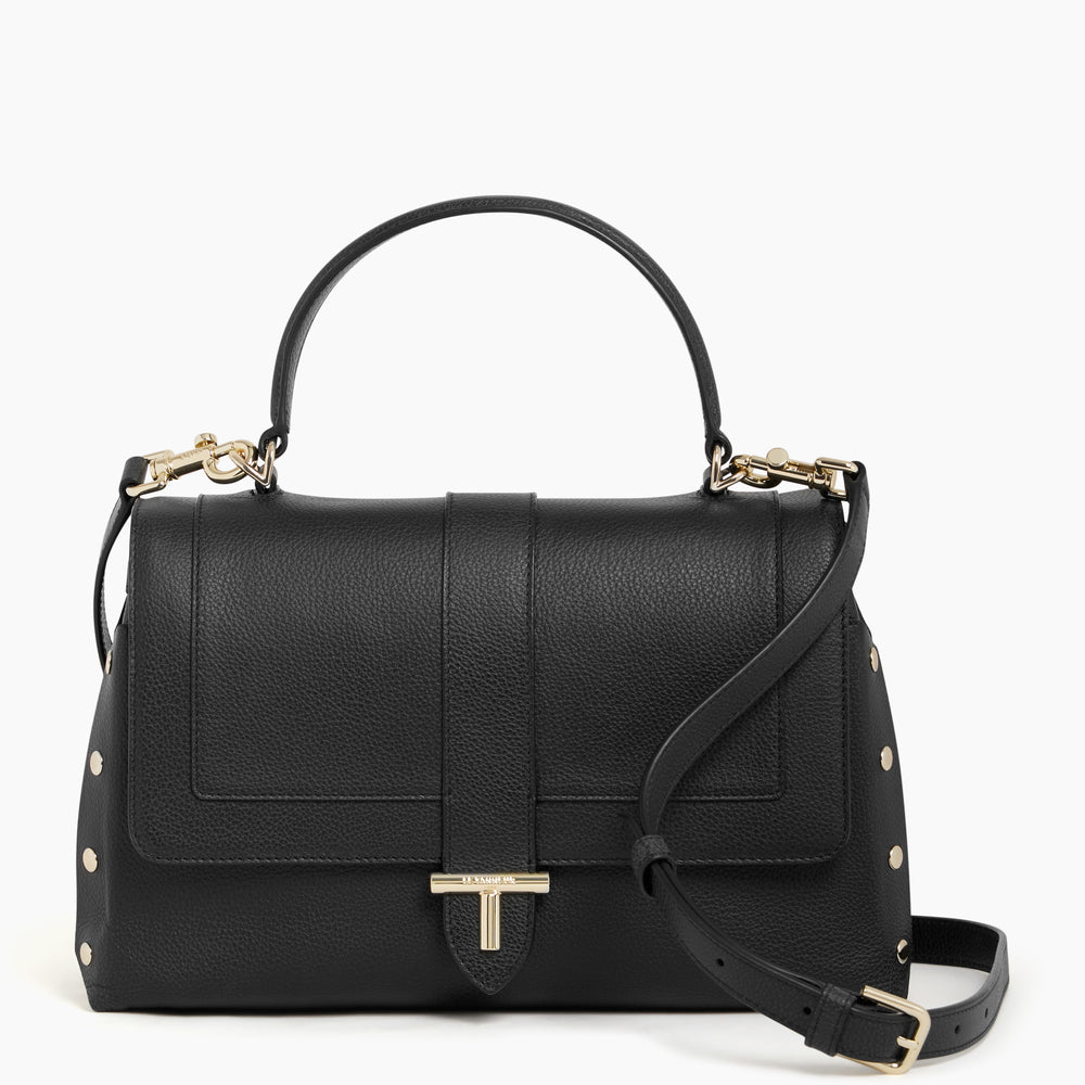 Daphné medium-sized handbag in pebbled leather
