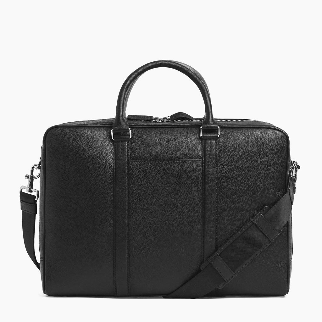 Charles pebbled leather briefcase
