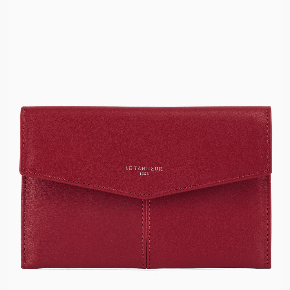 Medium Charlotte smooth leather envelope bag
