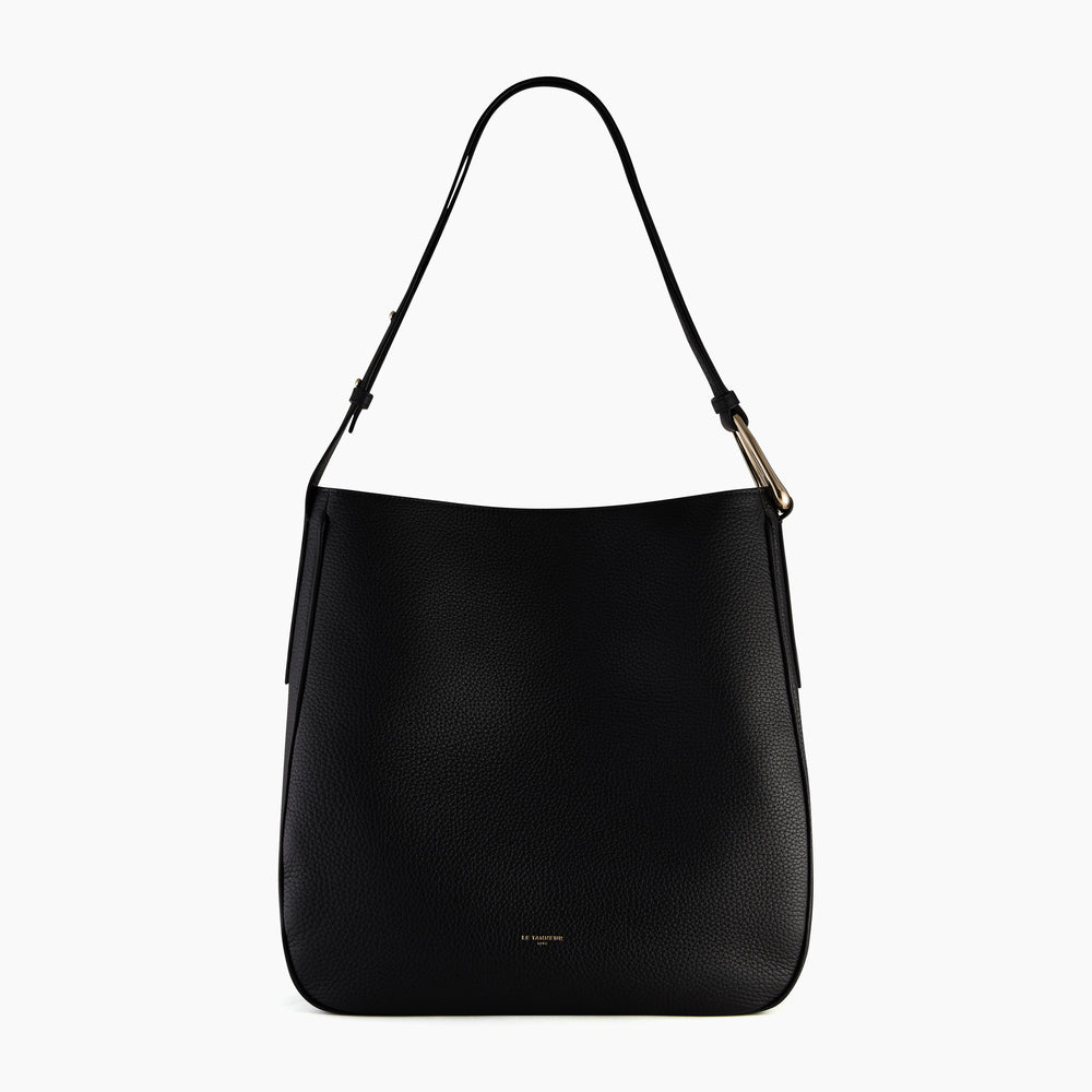Madeleine large hobo bag in grained leather