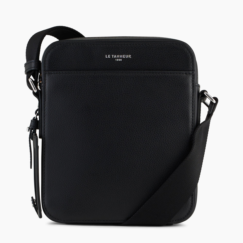 Emile small satchel in pebbled leather