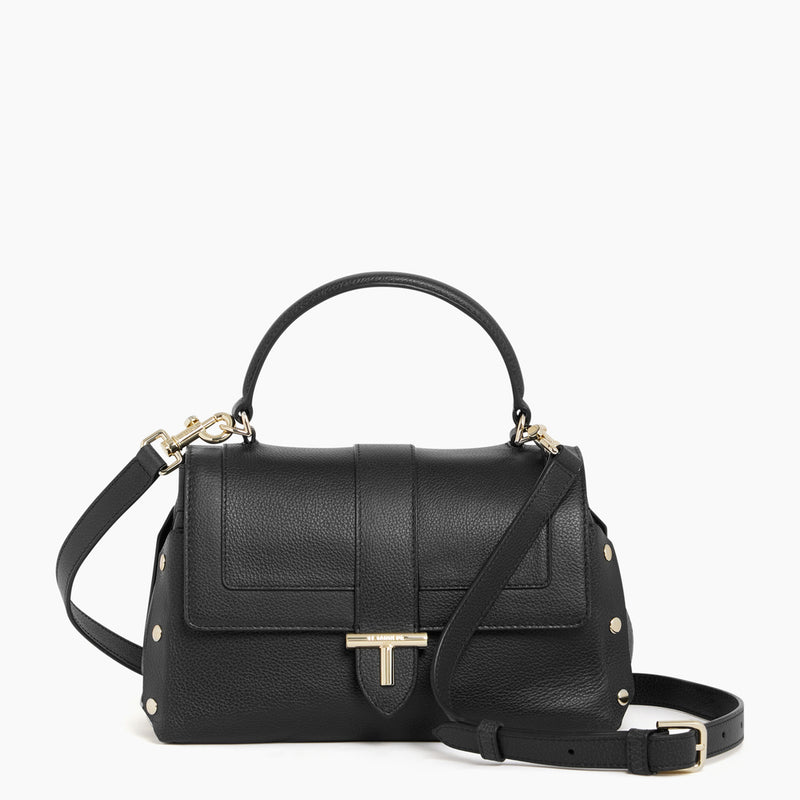 Daphné small handbag in pebbled leather