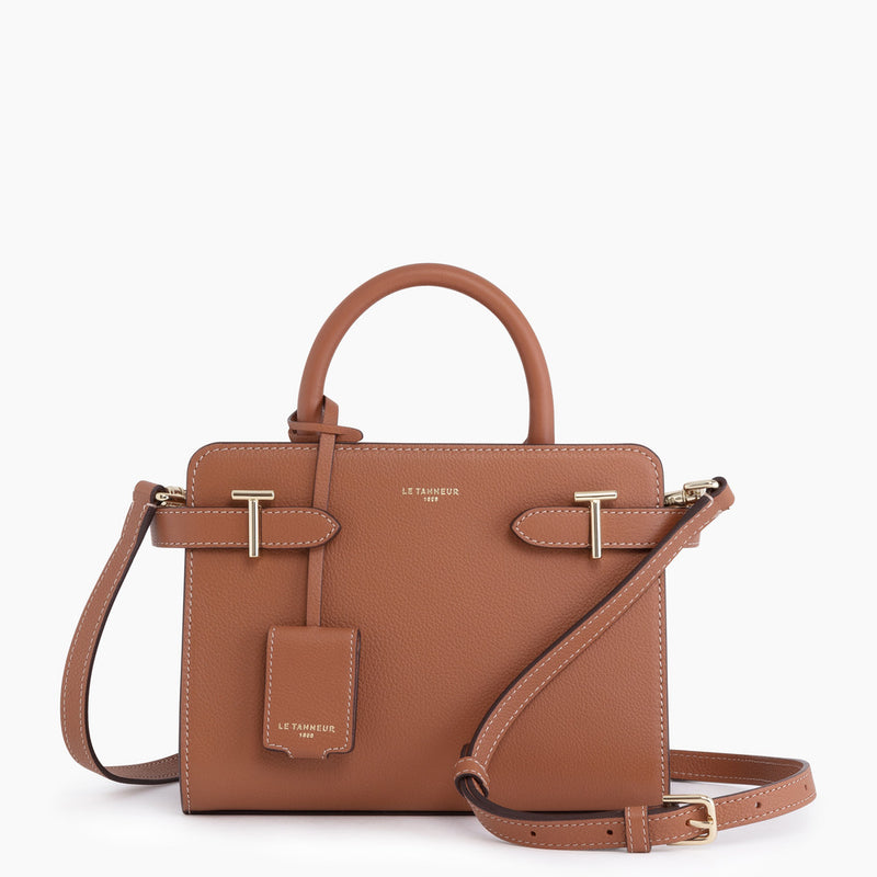 Emilie small handbag in pebbled leather