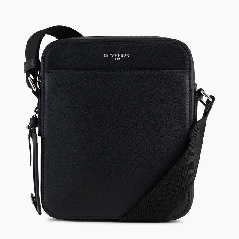 Emile small satchel in pebbled leather