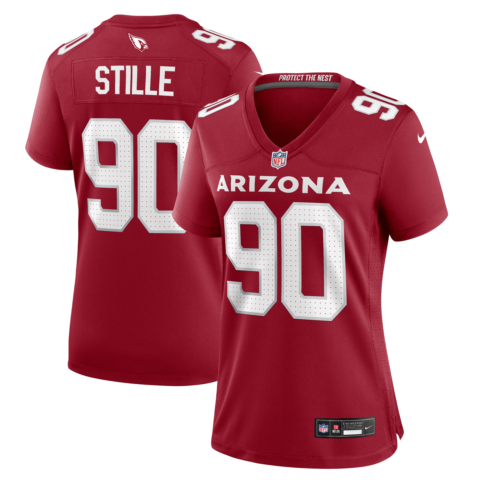 Women's Arizona Cardinals Ben Stille Nike Cardinal Team Game Jersey