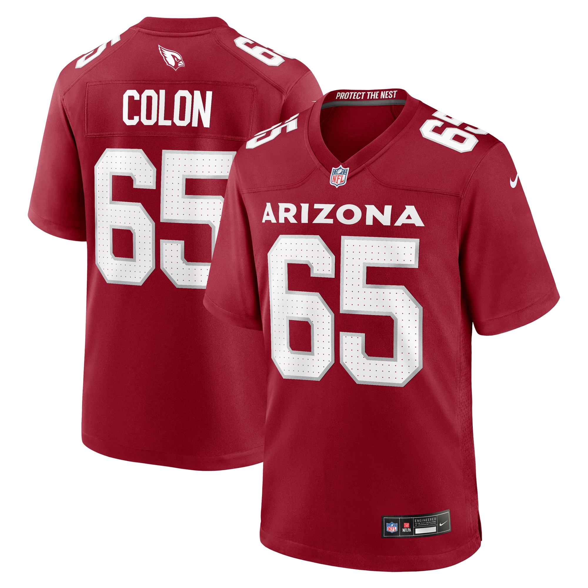 Men's Arizona Cardinals Trystan Colon Nike Cardinal Team Game Jersey