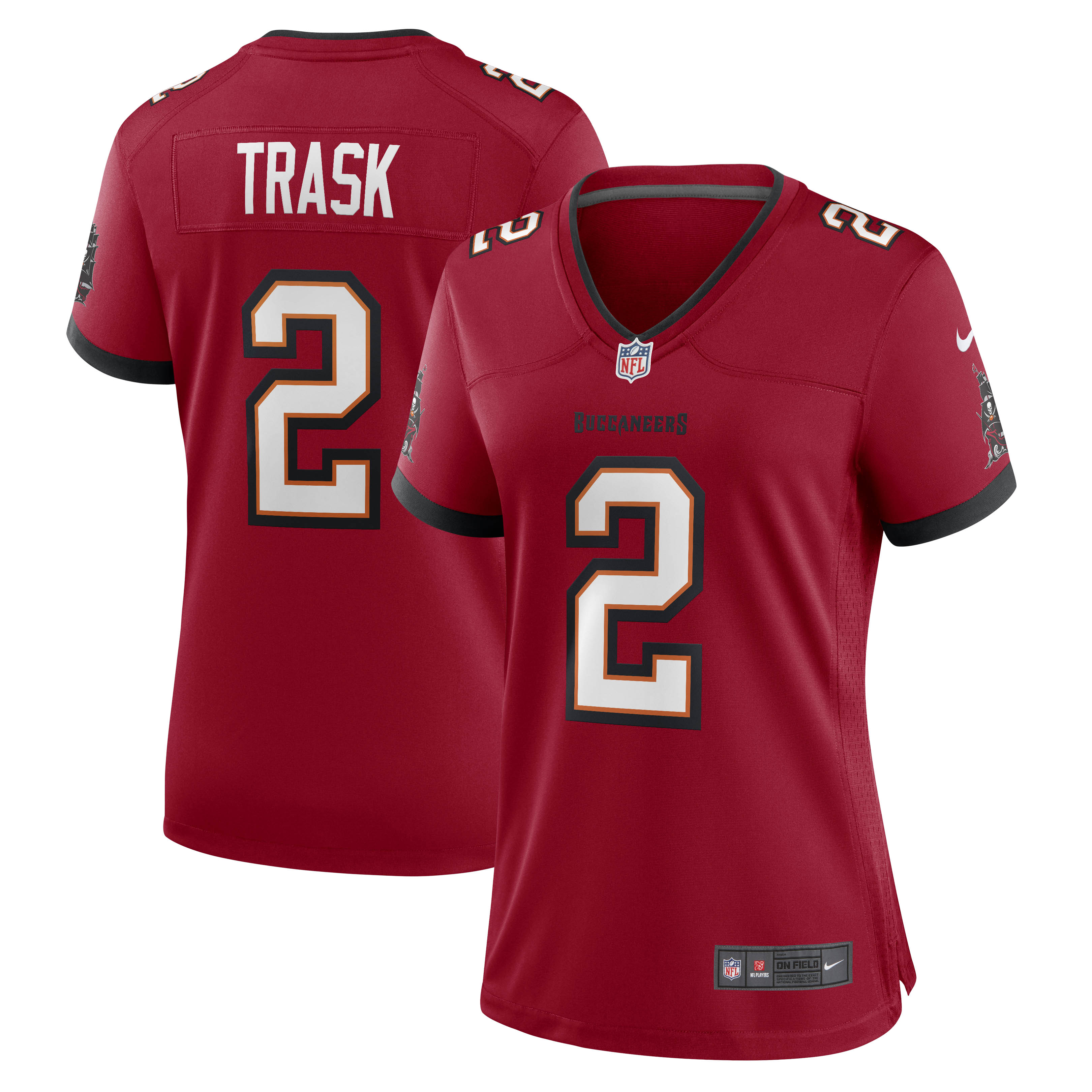 Women's Tampa Bay Buccaneers Kyle Trask Nike Red Game Jersey