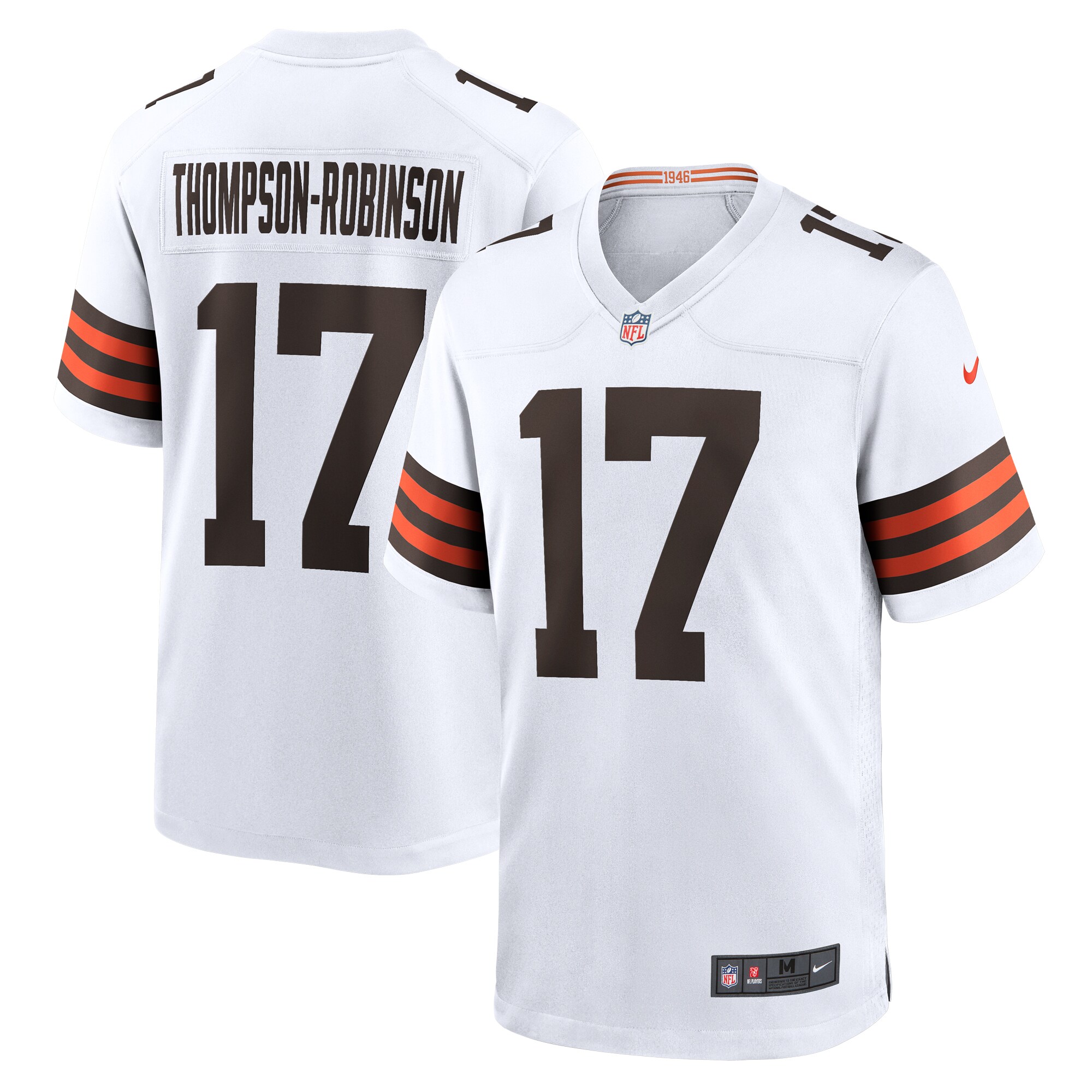 Men's Cleveland Browns Dorian Thompson-Robinson Nike White Game Jersey