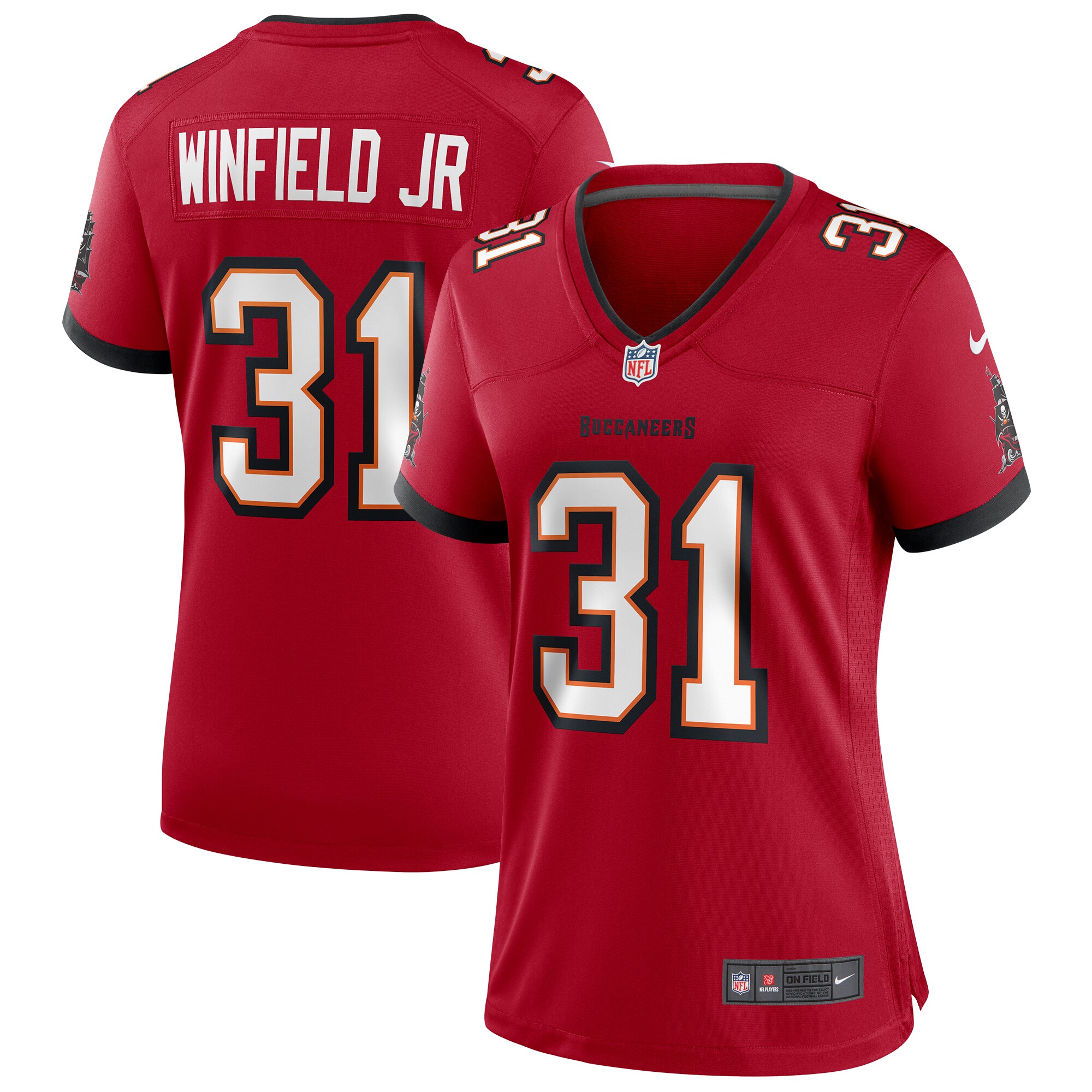 Women's Tampa Bay Buccaneers Antoine Winfield Jr. Nike Red Game Jersey