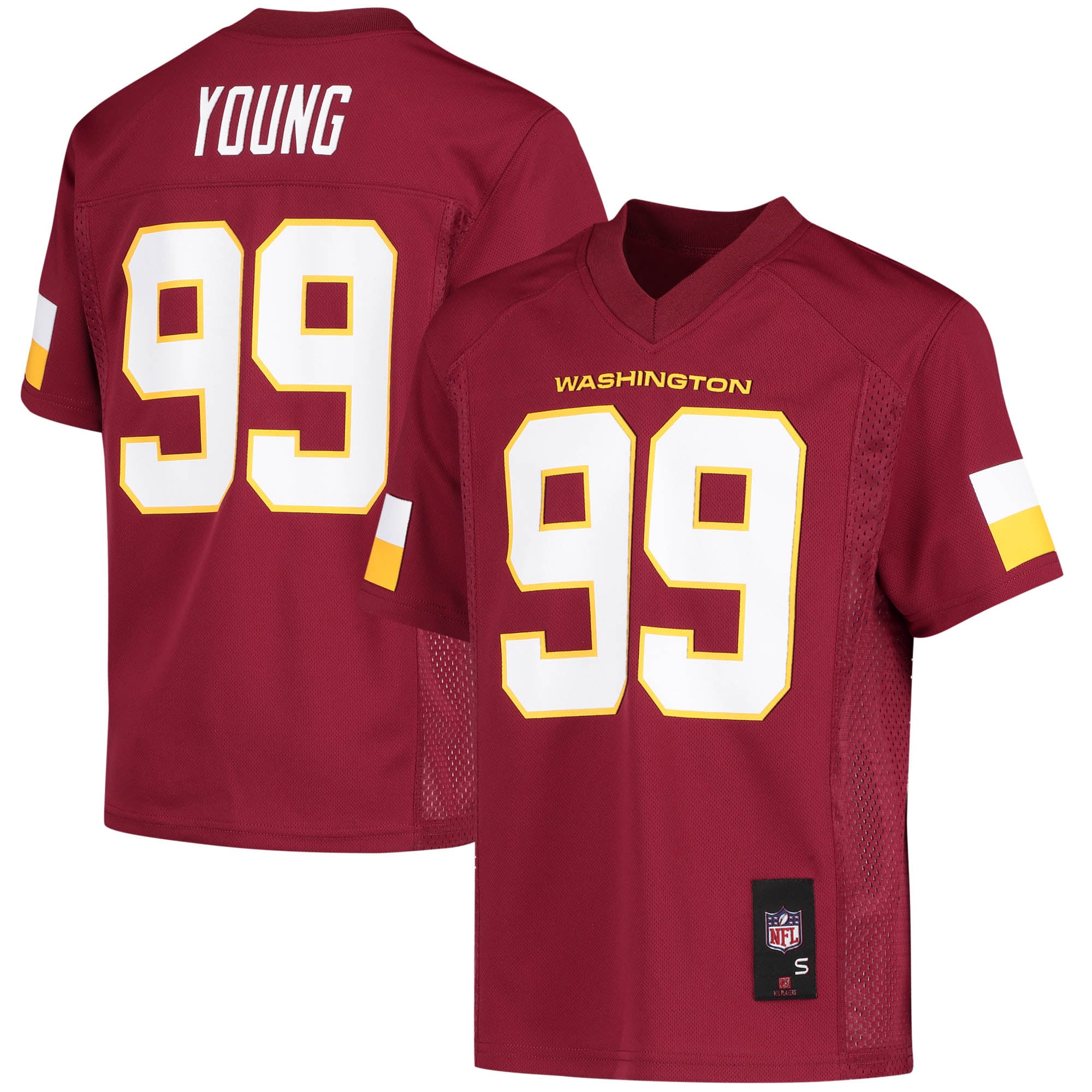 Youth Washington Football Team Chase Young Burgundy Replica Player Jersey