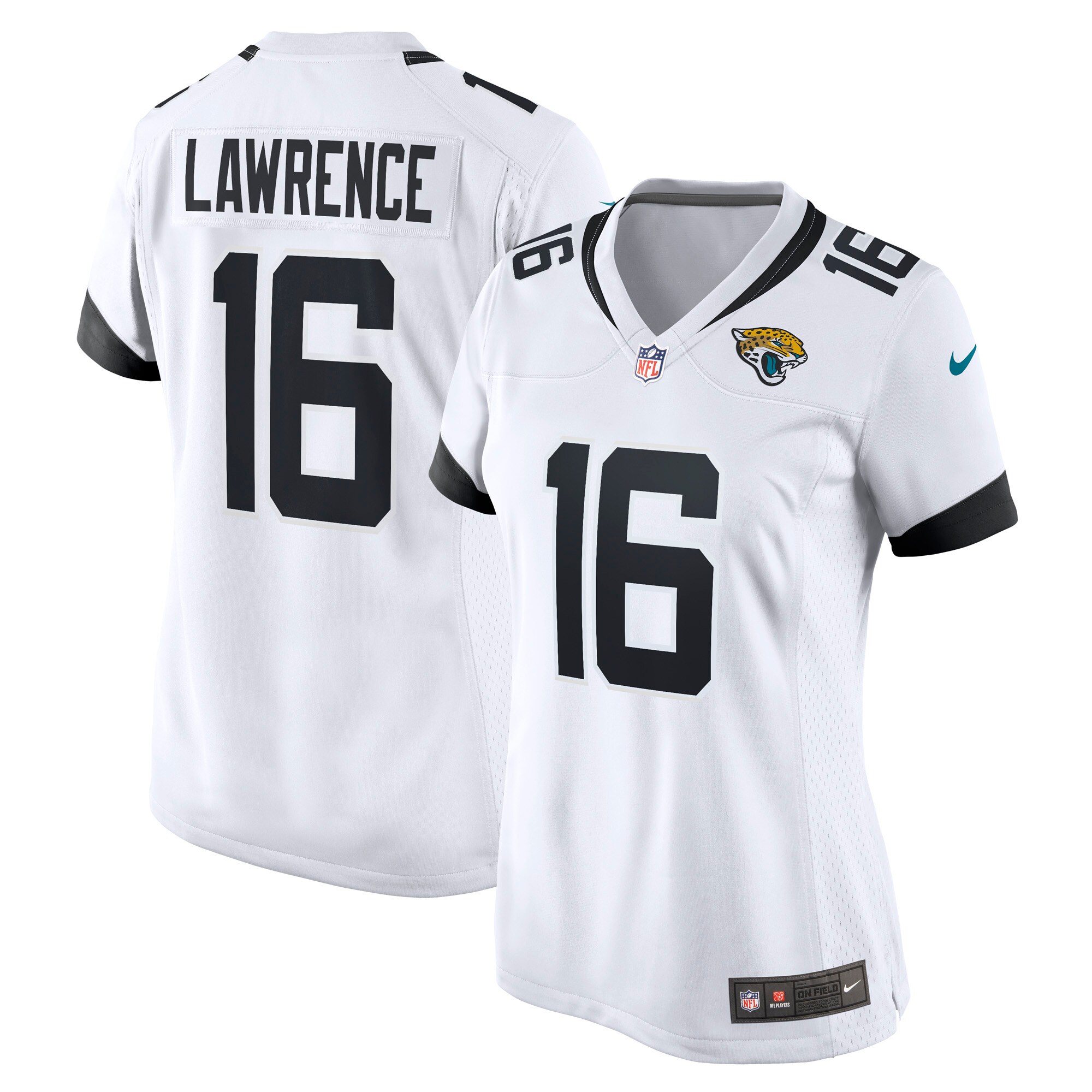 Women's Jacksonville Jaguars Trevor Lawrence Nike White Game Jersey