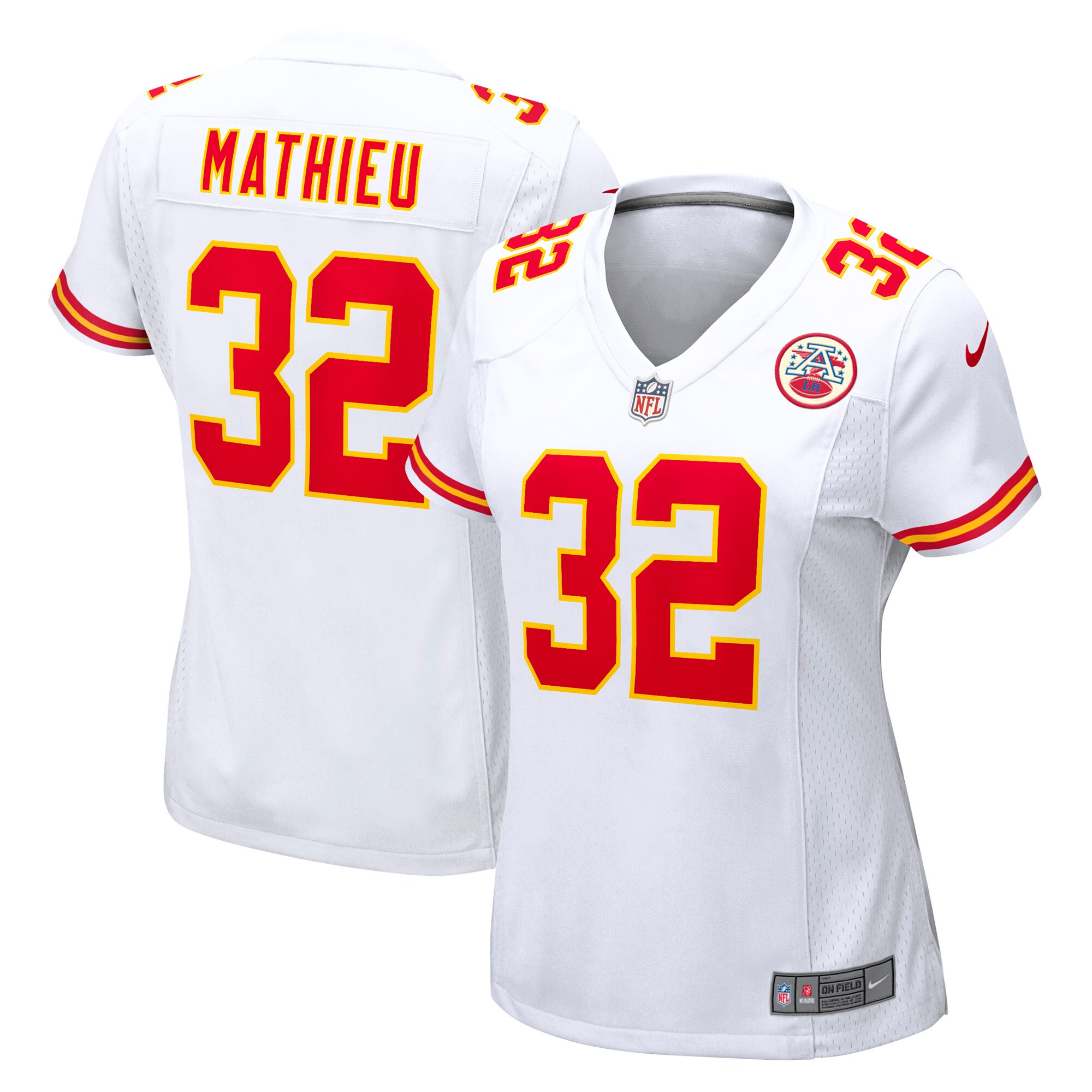 Women's Kansas City Chiefs Tyrann Mathieu Nike White Game Jersey