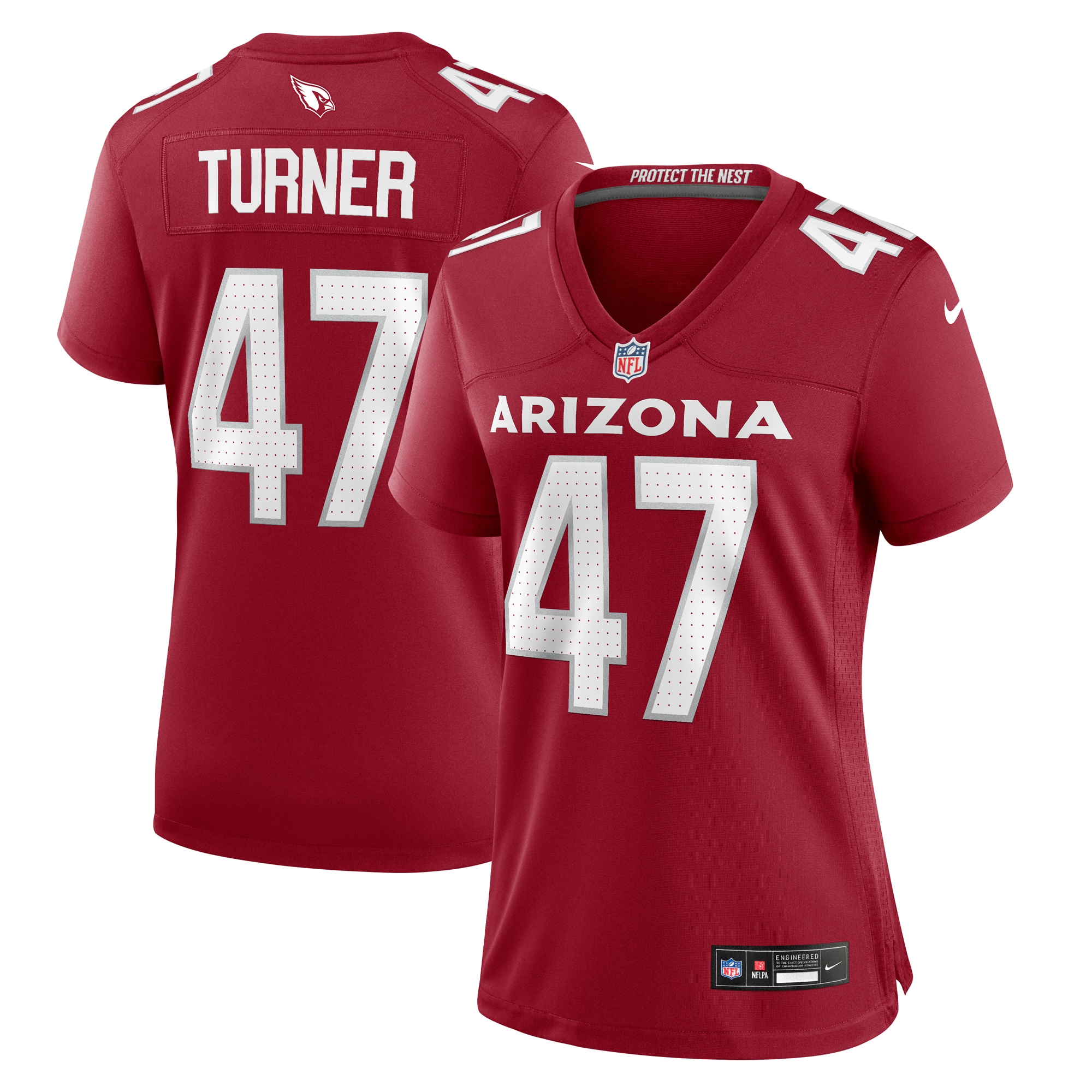 Women's Arizona Cardinals Ezekiel Turner Nike Cardinal Team Game Jersey