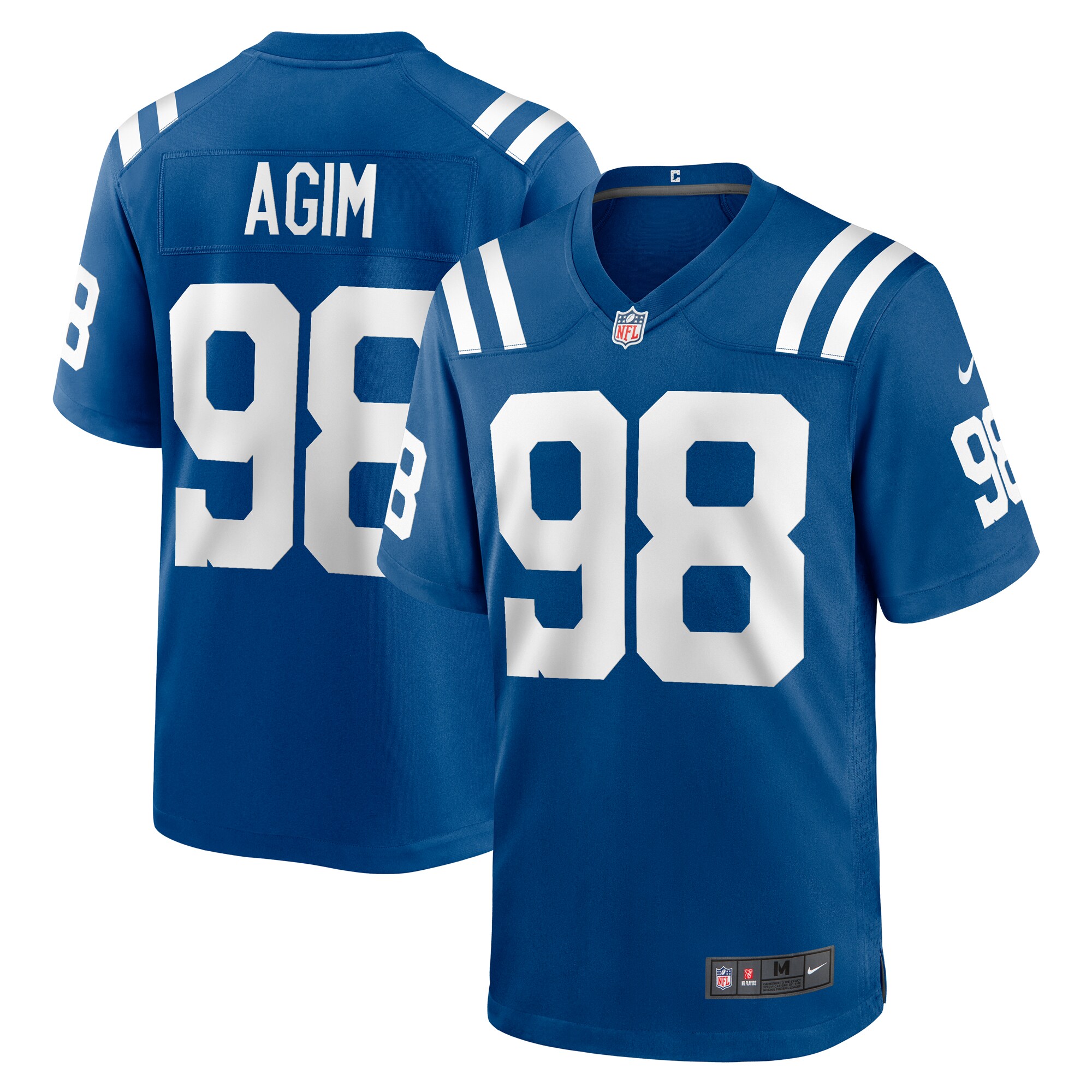 Men's Indianapolis Colts McTelvin Agim Nike Royal Team Game Jersey