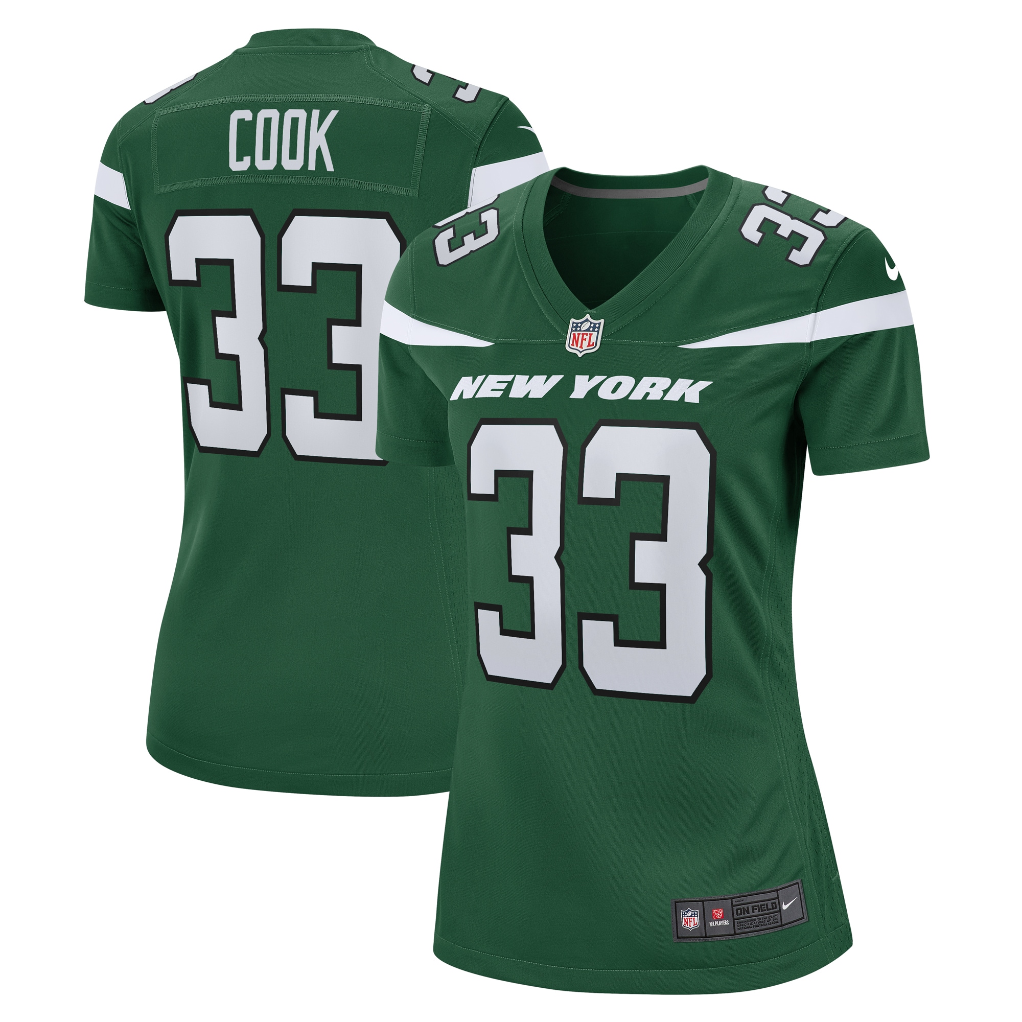 Women's New York Jets Dalvin Cook Nike Gotham Green Game Player Jersey