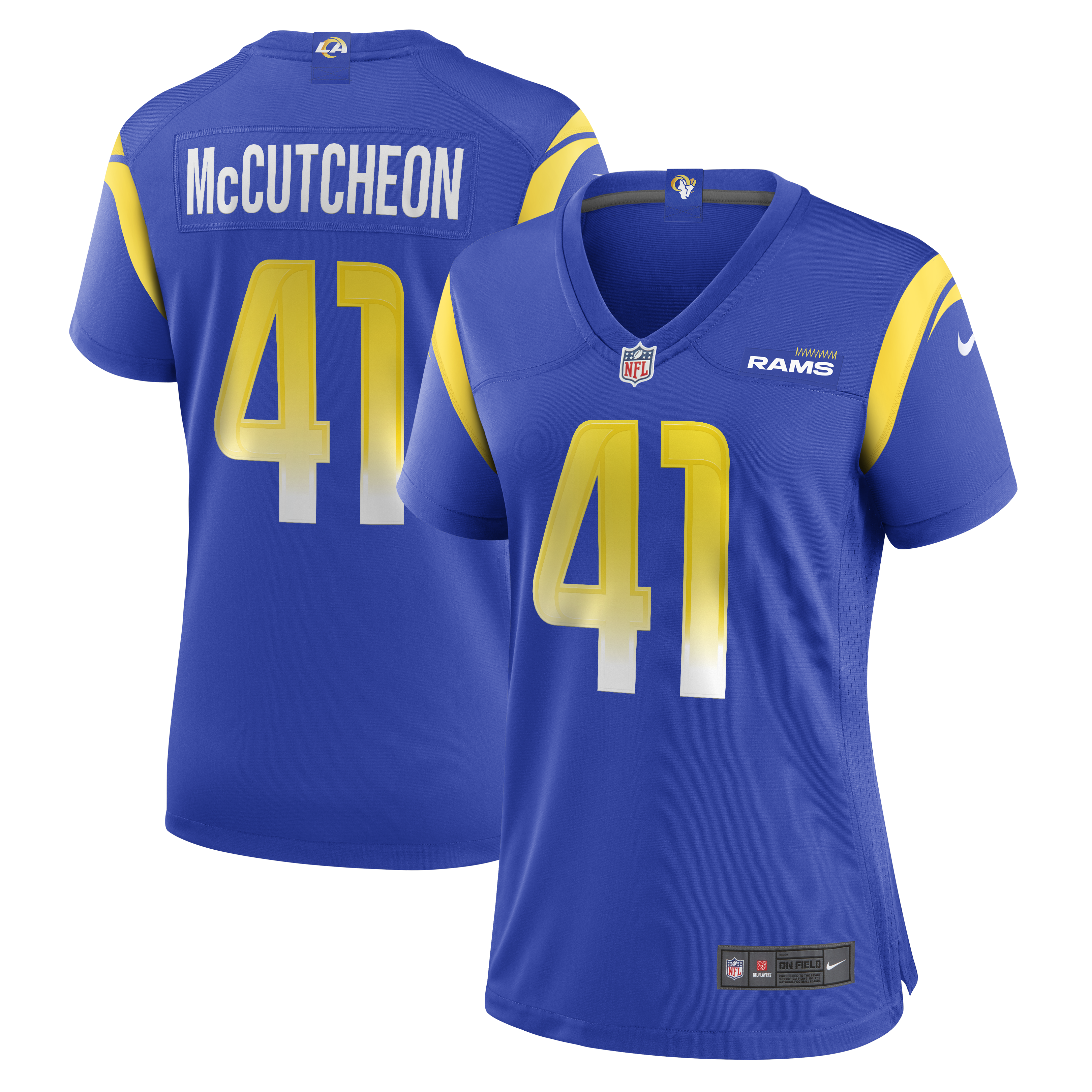 Women's Los Angeles Rams Cameron McCutcheon Nike Royal Game Jersey