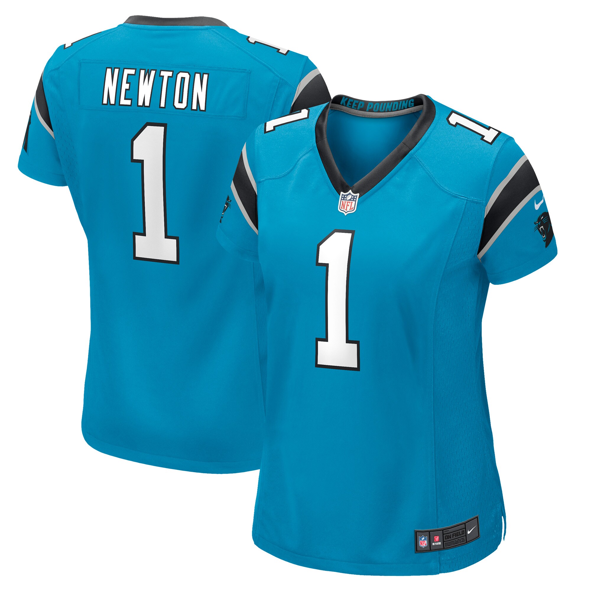 Women's Nike Cam Newton Blue Carolina Panthers Alternate Game Jersey