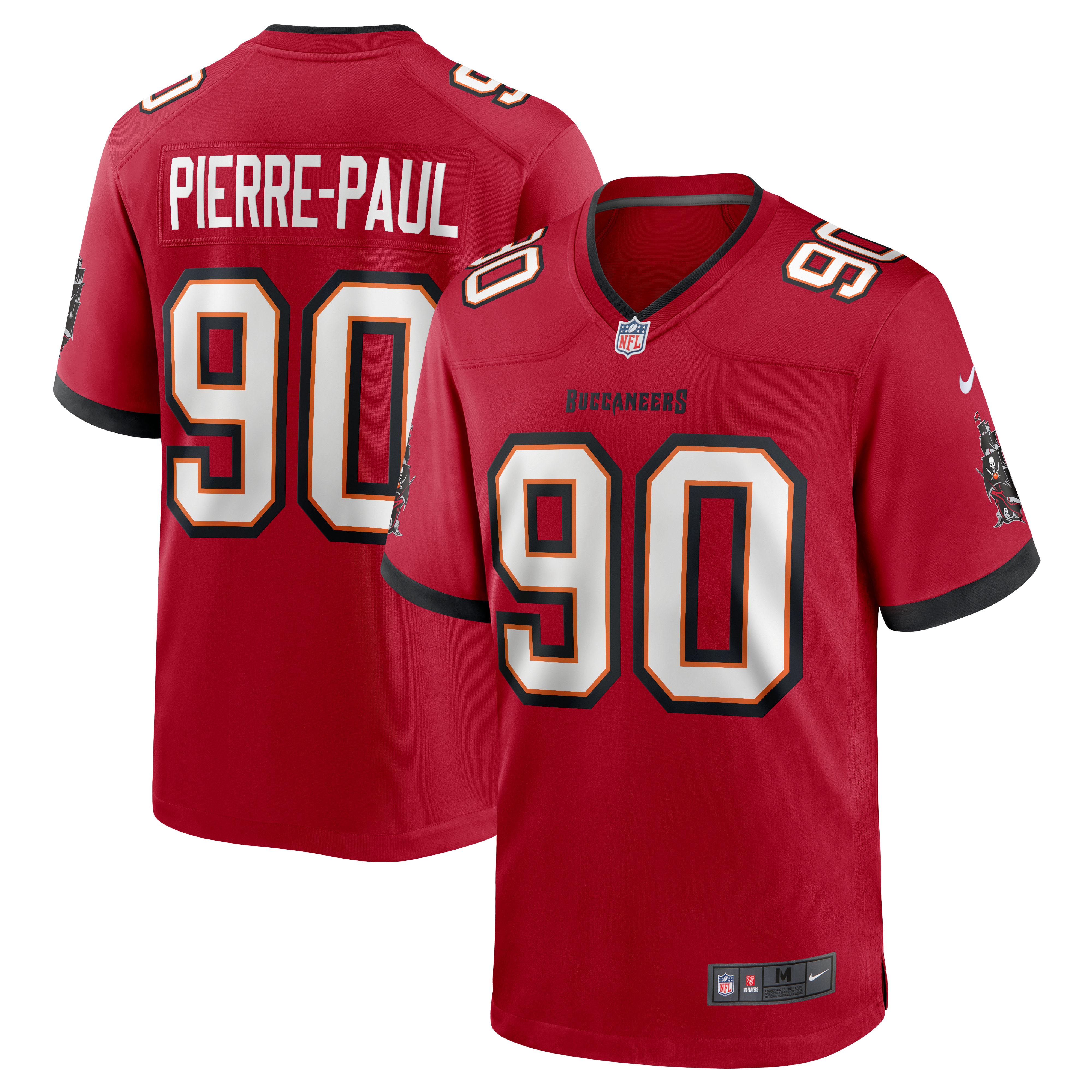 Men's Tampa Bay Buccaneers Jason Pierre-Paul Nike Red Game Jersey