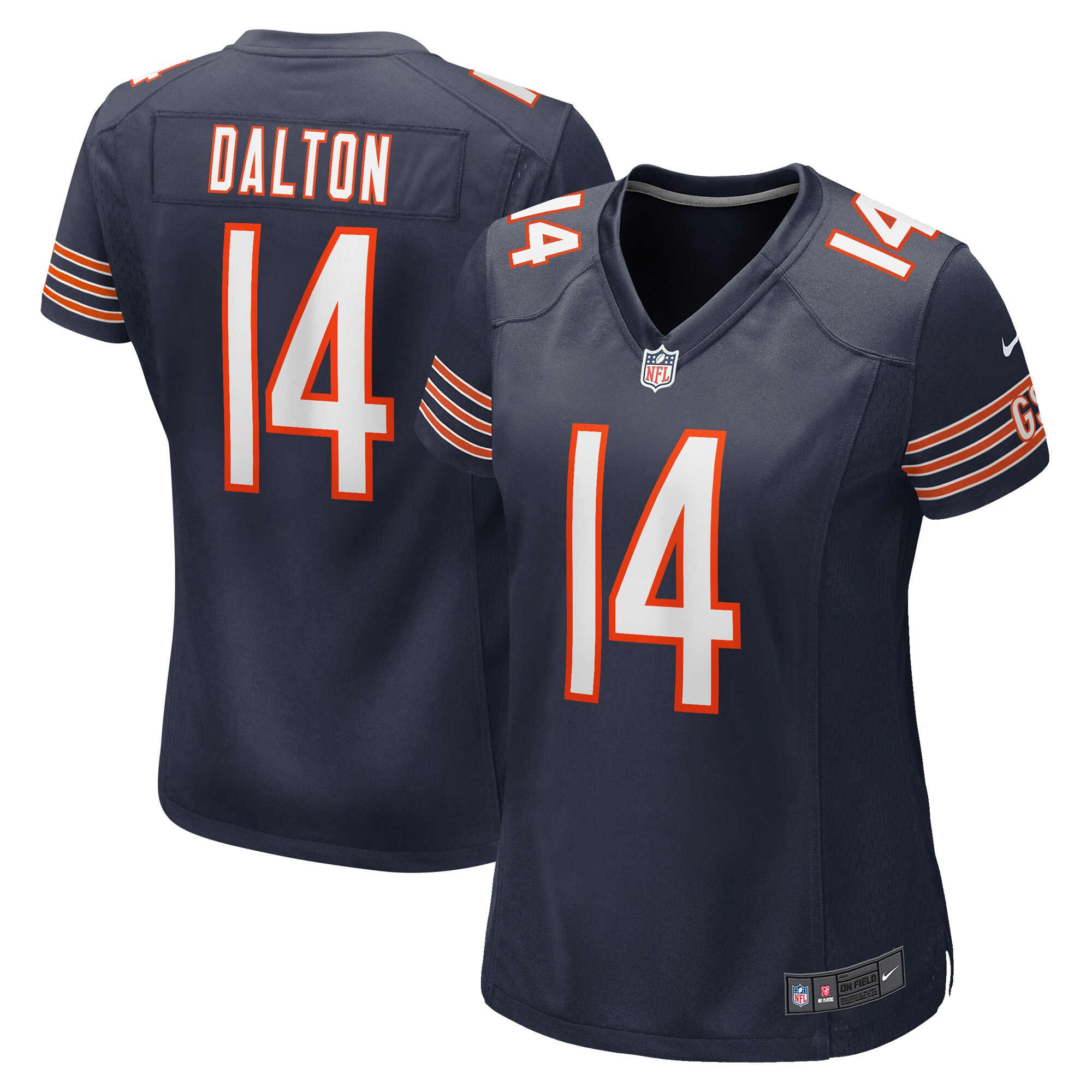 Women's Chicago Bears Andy Dalton Nike Navy Game Player Jersey