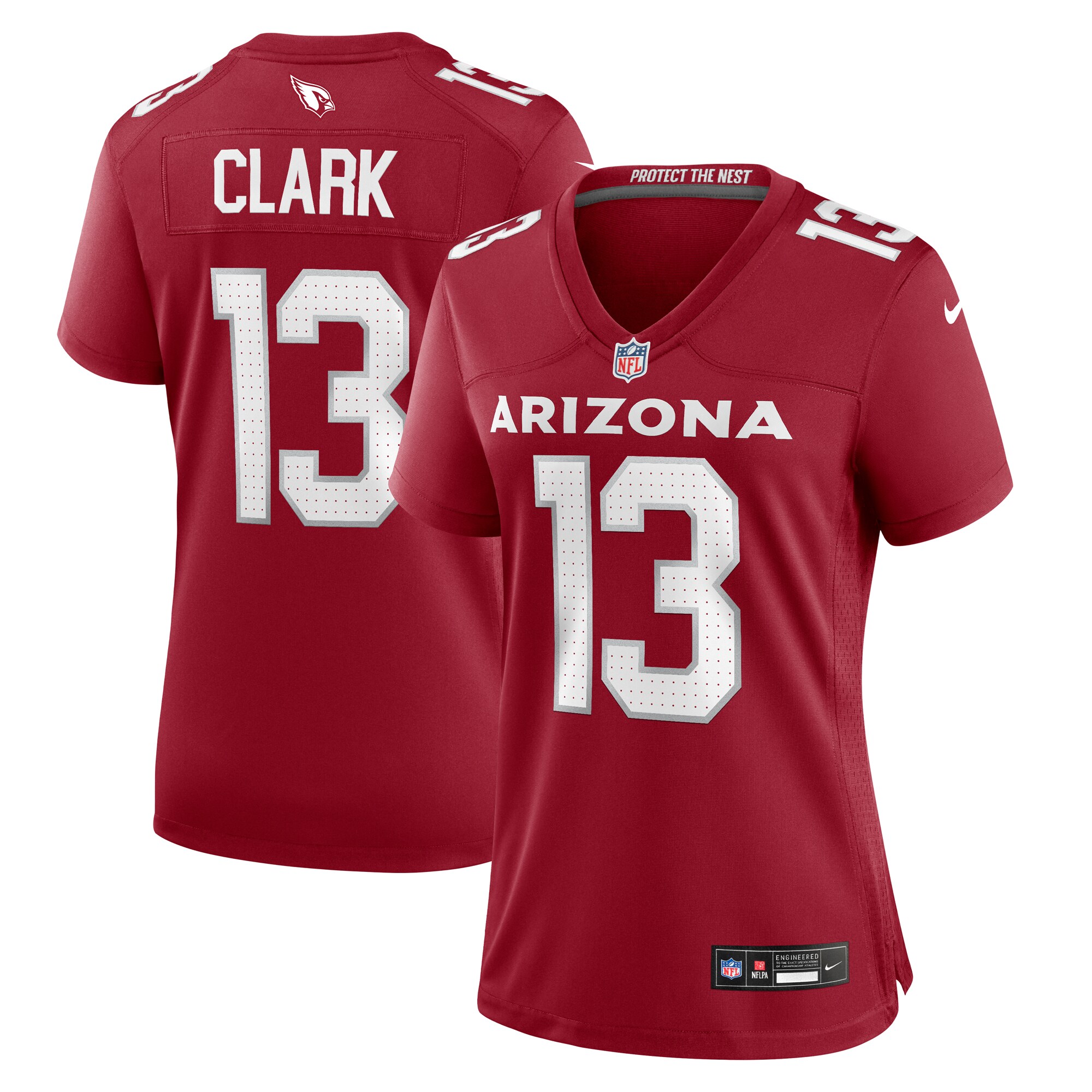 Women's Arizona Cardinals Kei'Trel Clark Nike Cardinal Game Jersey