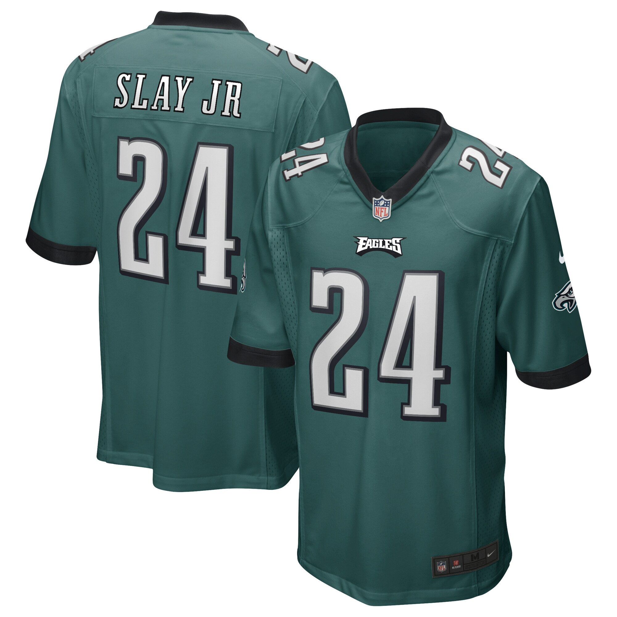 Men's Philadelphia Eagles Darius Slay Jr. Nike Midnight Green Team Game Jersey