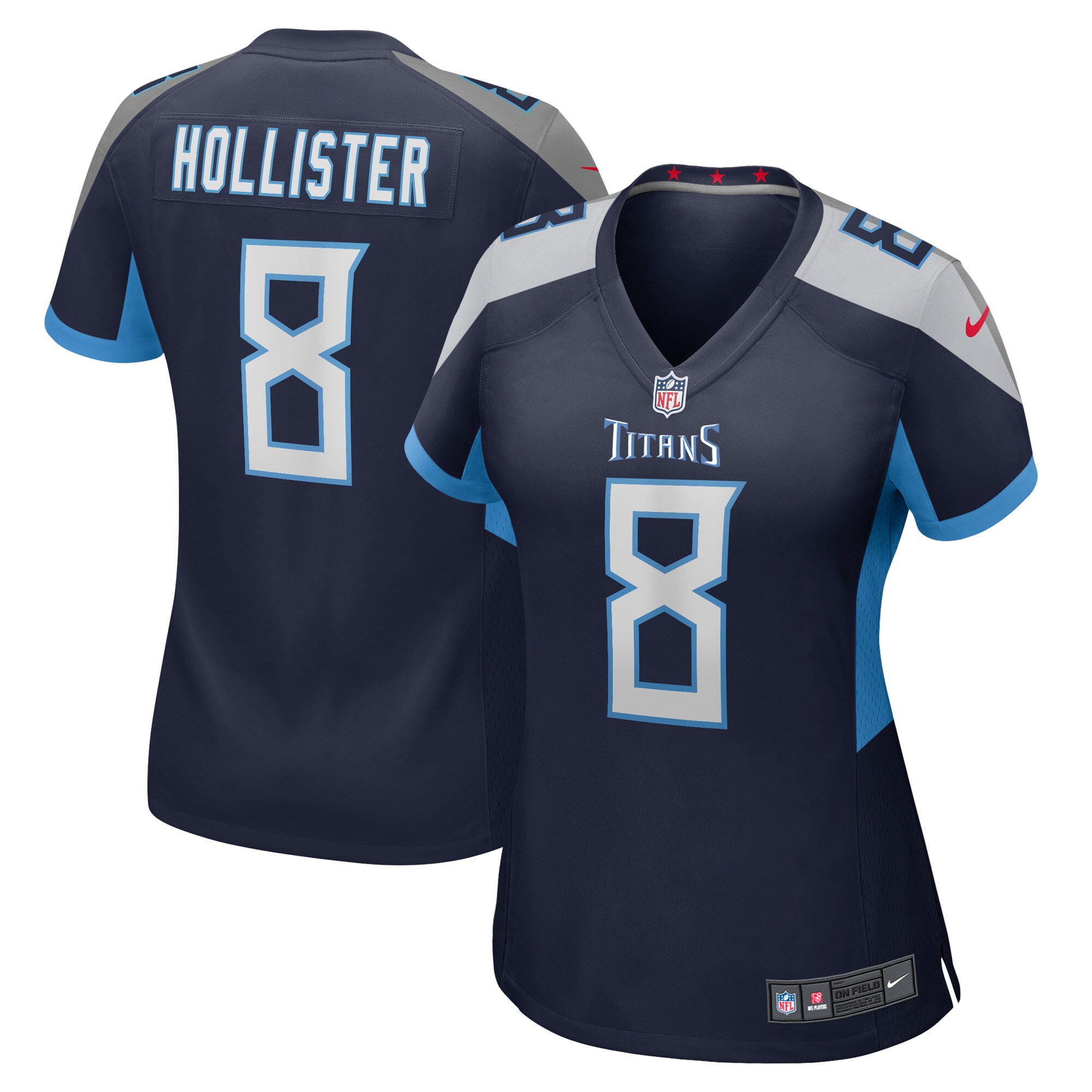 Women's Tennessee Titans Cody Hollister Nike Navy Game Player Jersey